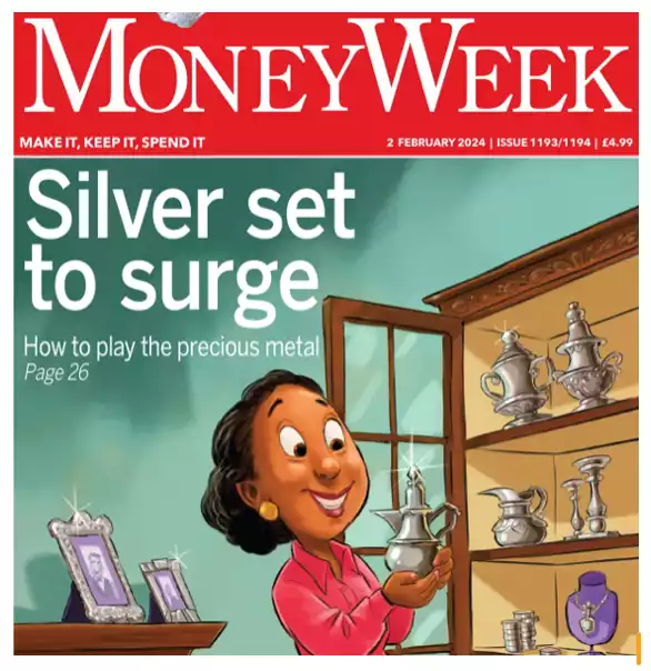 Money Week magazine front page Money Week magazine front page